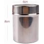 DUDDP Storage Spice lar set Stainless Steel Chocolate Shaker Powdered Sugar Sieve Cocoa Powder Filter Spice Jar Baking Tools Storage