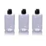 3 Pièces Flacons en Plastique Transparent de 300ml/10oz avec Bouchon à Filer, Contenants Remplissables Vide pour Échantillons Cosmétiques, Pot, Vial pour Crèmes, Eau de Soin, Lotion, Shampoing, Gel de Douche, Savon pour les Mains, Produits d'Hygiène Perso