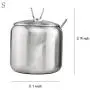 Xyxiaolun Sugar Bowl, 2 Sizes Sugar Container with Spoon Stainless Steel Multi-Function Spice Condiment Jar for Home and Kitchen Storage Organization Xyxiaolun Sugar Bowl, 2 Sizes Sugar Container with Spoon Stainless Steel Multi-Function Spice Condiment Jar for Home and Kitchen Storage Organization