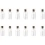 24PCS 16x23mm Clear Mini Small Tiny Glass Bottles Jars Vials with Wood Corks Top for Message Accessories Storage Arts Craft DIY Decoration Samples Blood Wishing Drifting(1ml) 24PCS 16x23mm Clear Mini Small Tiny Glass Bottles Jars Vials with Wood Corks Top for Message Accessories Storage Arts Craft DIY Decoration Samples Blood Wishing Drifting(1ml)