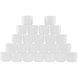 Stalwart 75-STO2003 White 2 Ounce Plastic Jar Containers, 2 oz