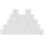 Stalwart 75-STO2003 White 2 Ounce Plastic Jar Containers, 2 oz