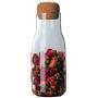 Bocal en verre TOPBATHY avec couvercle en bois étanche, 300ml - Idéal pour le sucre, les épices, le thé, le café. Bocal en verre TOPBATHY avec couvercle en bois étanche, 300ml - Idéal pour le sucre, les épices, le thé, le café.