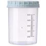 Transparent Sealed Jar Kitchen Noodle Storage Tank Plastic Grains Storage Cans Snack Storage Box,Blue 300ml