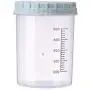 Transparent Sealed Jar Kitchen Noodle Storage Tank Plastic Grains Storage Cans Snack Storage Box,Blue 300ml