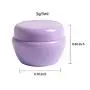 Hapy Shop 5G / 5ML Kunststoff Kleine Reisebehälter mit Innenliner, Dicht versiegelbar, Wiederbefüllbar für Kosmetik, Make-up, Behälter für Peelings, Öle, Salben, Cremes, Lotionen, Gelpaste, 12 Stück