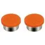 UPKOCH Spice Tins Jars Kitchen Organizer Storage Can with Silicone Lid Condiment Container Kitchen Condiment Holder 2pcs