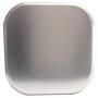 Secret for Longevity 6-Pack of Small 4 Ounce Silver Metal Box Square Rectangle Storage Tin Container Set with Large Clear Window Lids 2.5" x 2.5 inch Base x 1.5" inches Tall
