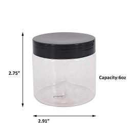 ZMYBCPACK 12 Pack 16 Oz Clear Plastic Mason Jars With Seal Lids