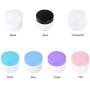 10Pcs/Lot 10G 15G 20G Empty Plastic Makeup Nail Art Bead Storage Container Portable Cosmetic Cream Jar Pot Box Round Bottle,20G Purple