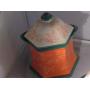 Temp-tations Floral Lace Tangerine 2pc Canister Set Retired