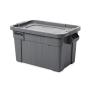 Rubbermaid Commercial Products Brute Tote Storage Container with Lid, 20-Gallon, Gray (FG9S3100GRAY) (Pack of 6)