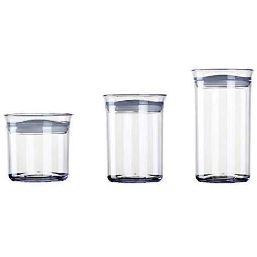 WANGLXST Storage Jar, Clear Container, Food Storage Container Set, Pantry Durable Seal Pot Cereal Storage Container Dry Foods Liquids, Transparent