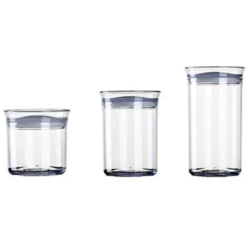 WANGLXST Storage Jar, Clear Container, Food Storage Container Set, Pantry Durable Seal Pot Cereal Storage Container Dry Foods Liquids, Transparent WANGLXST Storage Jar, Clear Container, Food Storage Container Set, Pantry Durable Seal Pot Cereal Storage Container Dry Foods Liquids, Transparent