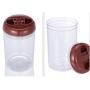 Coffee Beans Sealed Cans Plastic Round Sealed Cans Fruit Powder Box Transparent Storage Tank Sealed Jar Coffee Bean Sealed Can For Cookie Candy Sugar Spice Kitchen Storage