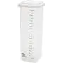 Transparente Kunststoff-Dosenbehälter für Küche, Lebensmittelbehälter, Frischhaltebehälter - 2200 ml Fassungsvermögen.