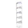 Liveday 5 Pcs Seasoning Jar Spice Box Condiment Jars Transparent Kitchen Container Stackable Sealed with Double Lid for Kitchen