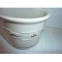 Longaberger WovenTraditions Red One Pint Salt Crock