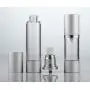 2PCS Leere Kunststoff Vakuum Lotion Flasche Toner Sonnencremes Becher mit Pumpenkopf Lagerung Refill Augencreme Essenz Make-up Kosmetische Flüssigkeit Foundation Behälter Dosierbehälter (30ml/1oz)