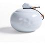 Porcelain Tea Container tea Storage Containers ceramic Jar Milk Pot Tea Set-a 10x11cm(4x4inch)