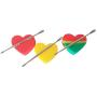 SZBS Silicone Container 17ml heart-shape Container For Dab Storage Jar Wax Concentrate Container Silicone Jar Dab Container With A Metal Rod (2)