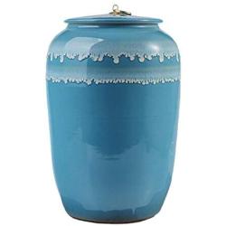 Ceramic Pottery Cereal Containers Canister Cookie Jar, Airtight Food Storage Containers Bins with Lids Large for Kitchen Pantry Organization Flour Coffee Candy Bulk, 10L, 34x22cm