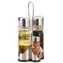 Kitchen Storage Containers Stainless Steel Glass Jar, Dining Table Spice Rack Set Four-Piece Set, Creative Sauce Vinegar Bottle Kitchen Storage Containers Stainless Steel Glass Jar, Dining Table Spice Rack Set Four-Piece Set, Creative Sauce Vinegar Bottle