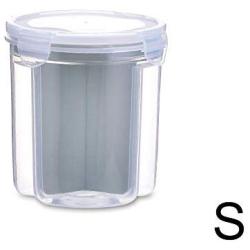 Plastic Cereal Containers,Food Storage Containers,Home Kitchen Storage Jar Sealed Anti-Moisture Sorting Grids Beans