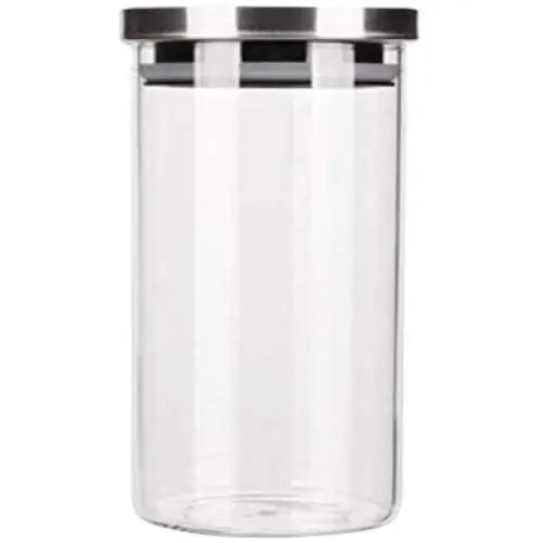 Glasbehälter von UPKOCH, transparente, luftdichte Lebensmittel-Aufbewahrungsbox, Deckel, für Küche (175 ml)