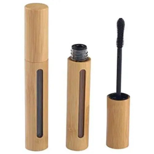2PCS 6ml/0.2oz Empty Bamboo Mascara Tube Bottle Reusable Travel Eyelash Cream Sample Packing Container Storage Pot Jar Vials with Brush and Inner Plug for Beauty DIY Eyelash Growth Oil 2PCS 6ml/0.2oz Empty Bamboo Mascara Tube Bottle Reusable Travel Eyelash Cream Sample Packing Container Storage Pot Jar Vials with Brush and Inner Plug for Beauty DIY Eyelash Growth Oil