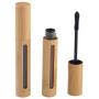 2PCS 6ml/0.2oz Empty Bamboo Mascara Tube Bottle Reusable Travel Eyelash Cream Sample Packing Container Storage Pot Jar Vials with Brush and Inner Plug for Beauty DIY Eyelash Growth Oil