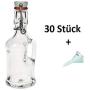 Viva Haushaltswaren/Gallon 40 ml 30 Mini Glass Bottles with Swing Stopper A Funnel