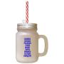 Royal Blue Christmas SantaS Reinders Names Frosted Glass Mason Jar With Straw