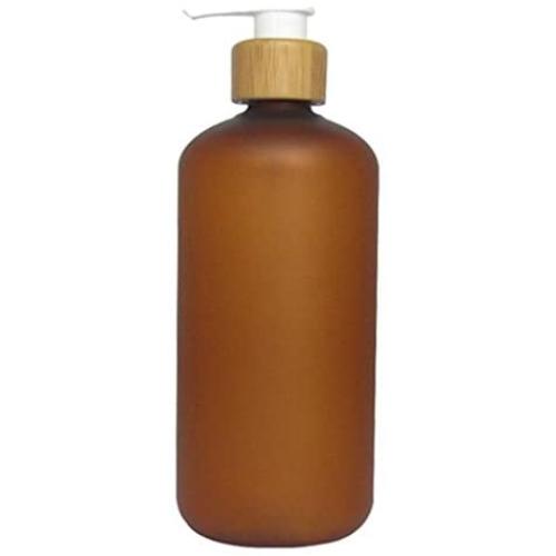 ASTRQLE 1PCS 250ml 8.5oz Empty Bamboo Pump Cream Bottles Makeup Cosmetic Bath Shower Toiletries Lotion Emulsion Bottle Travel Container