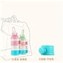 storage jar Grain container Food container Storage Box，Baby milk powder box sub-package mini small sealed box, green cat
