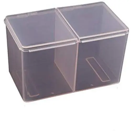 2 Colors Clear Compartments Holder Organizer Container Gel Polish Remover Cleaning Cotton Pad Swab Storage Box,pink 2 Colors Clear Compartments Holder Organizer Container Gel Polish Remover Cleaning Cotton Pad Swab Storage Box,pink