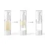 3Pcs 30ml/1oz Transparent Plastic Emulsion Bottles Refillable Vacuum Bottle with White Airless Pump Cosmetic Container Vials for Lotion Essence Emulsion Cream Essential Oil