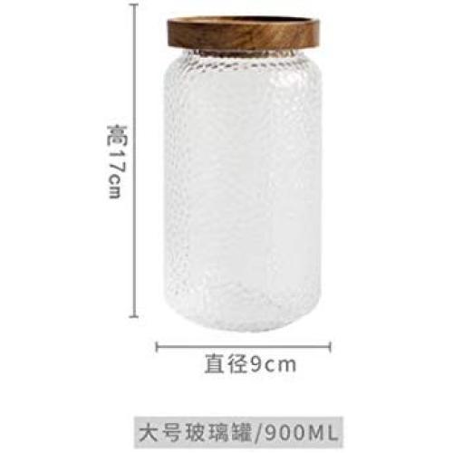 Sealed Canister Glass Jar Home Kitchen Coffee Sugar Tea Storage Bottles Jars Kitchen Accessories Glasses Sugar Cans With Lid L