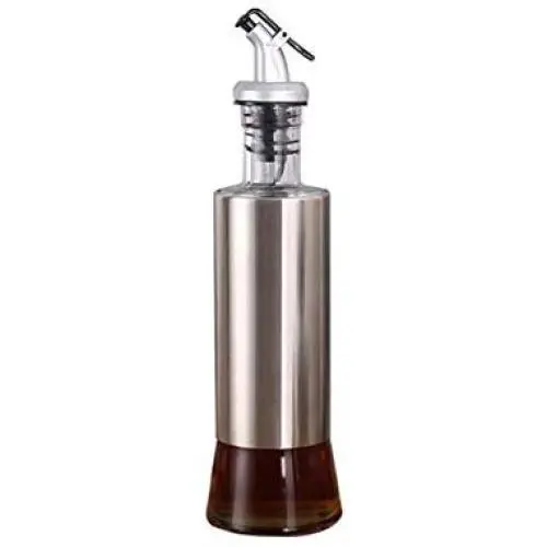 Mini Spice Jars Glass oil bottle kitchen supplies stainless steel oil pot