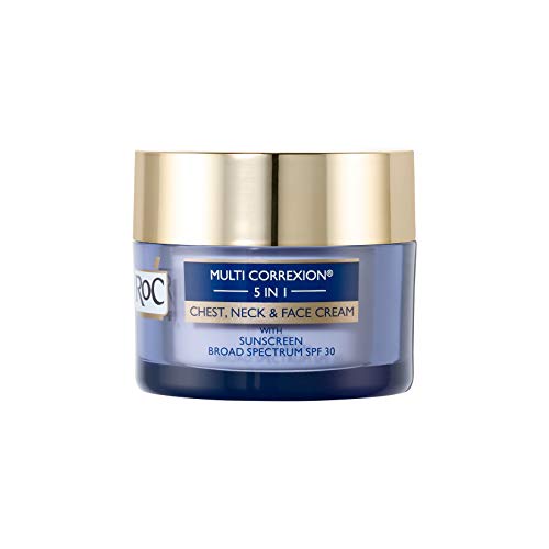 Roc Multi Correxion 5 in 1 Chest, Neck & Face Cream with SPF 30, Hexyl-R Complex & Vitamin E, 1.7 Ounces