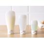 6PCS 30ML 1OZ White Empty Plastic Soft Tubes with Flip Cap Facial Cleanser Face Hand Cream Conditioner Shower Gel Storage Holder Portable Squeezable Container Cosmetic Jar Bottle for Travel