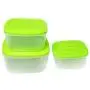 uirend Square Crisper Boxes - 3PCS Storage Jars Eco Friendly Plastic Tubs Microwave Freezer Box Ideal for Lunches and Meal Prep uirend Square Crisper Boxes - 3PCS Storage Jars Eco Friendly Plastic Tubs Microwave Freezer Box Ideal for Lunches and Meal Prep
