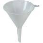 Viva Haushaltswaren 6 Glass Bottles 500 ml with Swing Tops for Self-Filling incl. A White Filling Funnel Diameter 9.5 cm