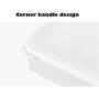 Kitchen noodle crisper, refrigerator storage box, plastic food storage box