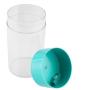 Food Storage Jar, Zerone Plastic Vacuum Sealed Storage Jar Food Container for Coffee Beans, Tea and Dry Goods(S)