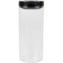 OXO Good Grips Flip Lock Glass Canister, 2-1/2-Quart/2-2/7-Liter, Black