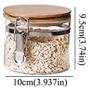 Home Storage Bottles With Lid For Spices Confectioner Food Sundries Storage Container Tea Coffee Sugar Sealed Storage Glass Jars,450Mlb151