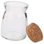 Mini Round Glass Favor Storage Jars Bottle Containers Suit for Home Kitchen Food Sugar and Jam Storaged and Wedding Decoration