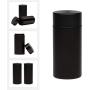 Galapagoz Smell Proof Container Stash Airtight Storage Jar Herb Aluminum Storage Sealed USA 2 Pcs Black