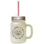 Black Jesus Wants Me Sunbeam Shine Him Each Day Frosted Glass Mason Jar With Straw